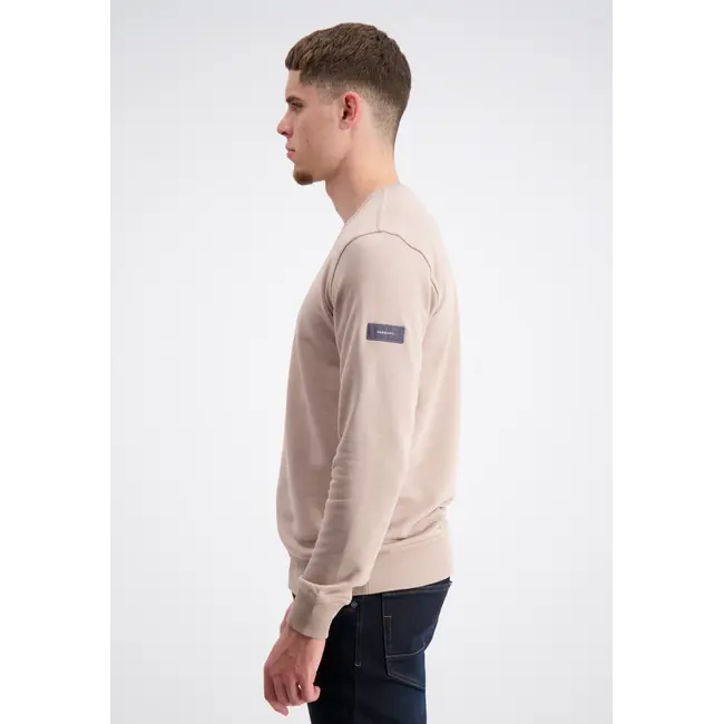 Gabbiano Gabbiano 15091 Crewneck Sweater Taupe - Regular Fit