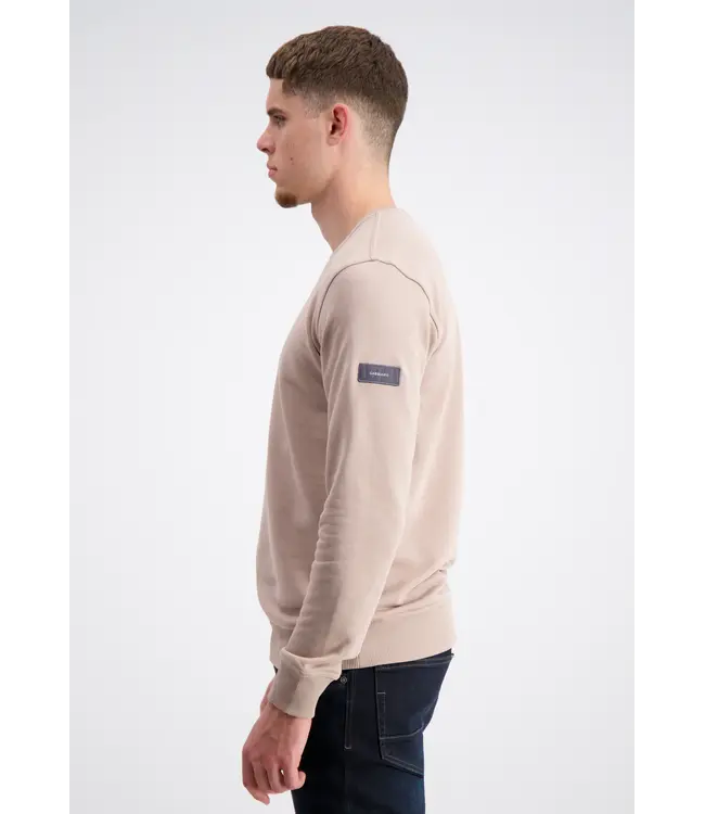 Gabbiano Gabbiano 15091 Crewneck Sweater Taupe - Regular Fit