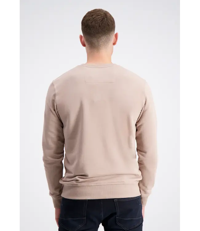Gabbiano Gabbiano 15091 Crewneck Sweater Taupe - Regular Fit