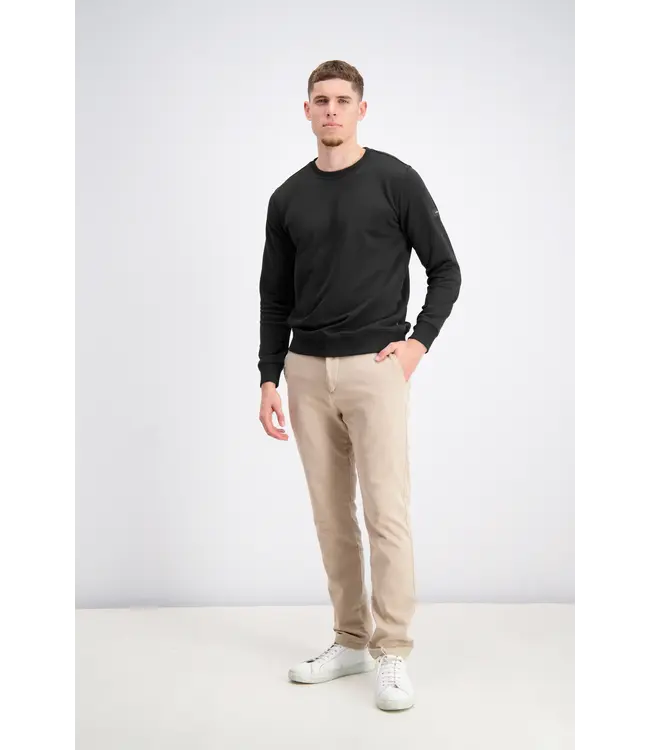 Gabbiano Gabbiano 15091 Crewneck Sweater Black - Regular Fit