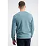 Gabbiano Gabbiano 15094 Round Neck Logo Branded Teal Blue - Regular Fit