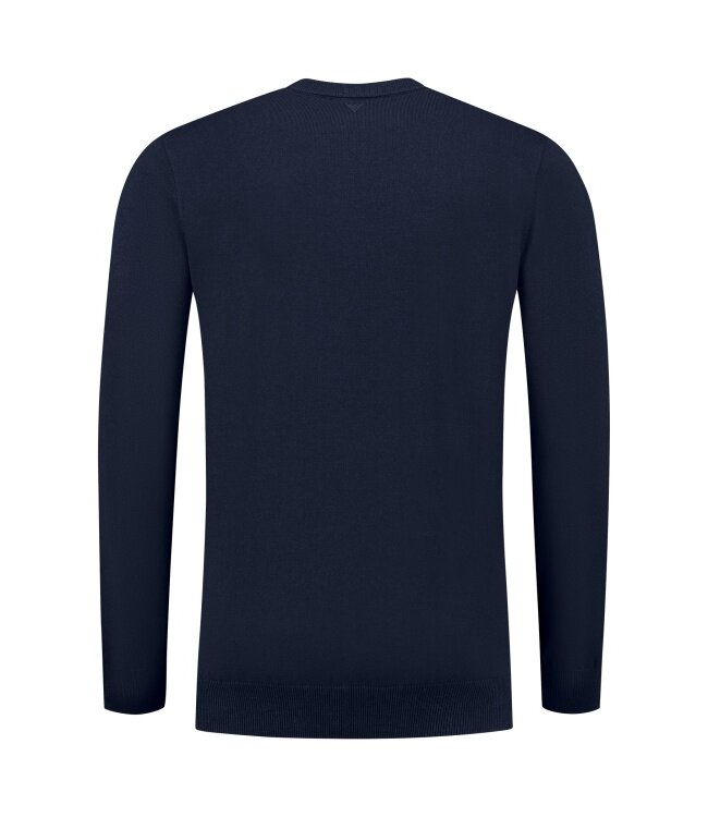 PurePath (by PureWhite) PurePath 25010816 Braided Knitwear Sweater Navy - Regular Fit