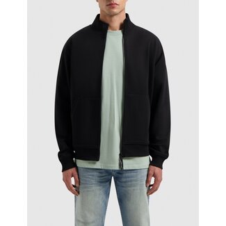 PurePath (by PureWhite) Stand-Up Collar Zip Sweater - Loose Fit