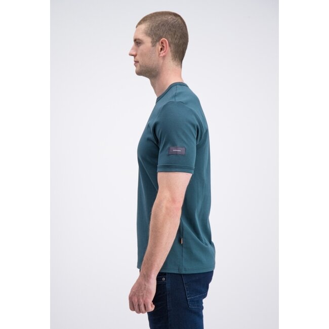 Gabbiano Gabbiano 156215 Premium Interlock T-Shirt Forest Green - Regular Fit
