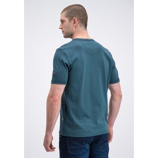 Gabbiano Gabbiano 156215 Premium Interlock T-Shirt Forest Green - Regular Fit