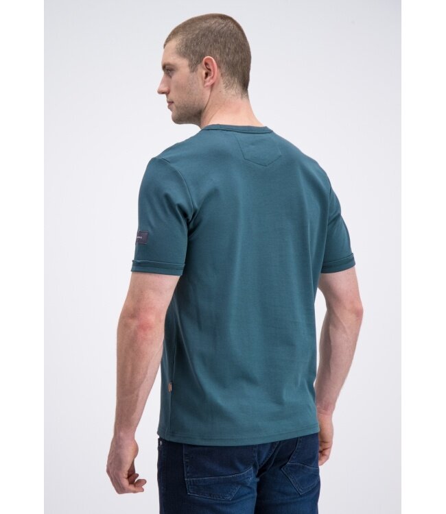 Gabbiano Gabbiano 156215 Premium Interlock T-Shirt Forest Green - Regular Fit