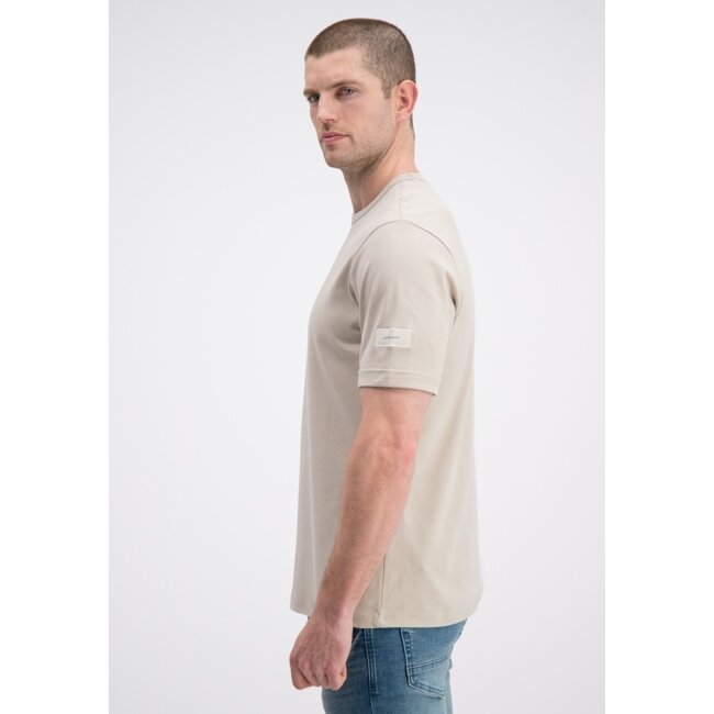 Gabbiano Gabbiano 156215 Premium Interlock T-Shirt Ivory Bone - Regular Fit