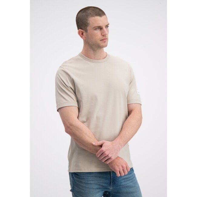 Gabbiano Gabbiano 156215 Premium Interlock T-Shirt Ivory Bone - Regular Fit