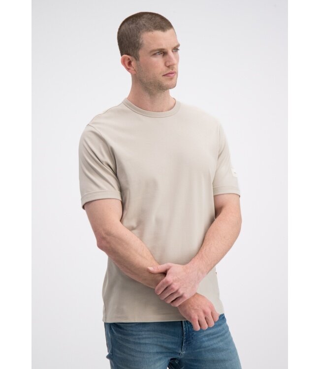 Gabbiano Gabbiano 156215 Premium Interlock T-Shirt Ivory Bone - Regular Fit