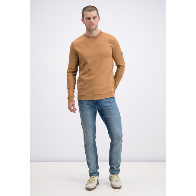 Gabbiano Gabbiano Crewneck Sweater Roasted Pecan - Regular Fit
