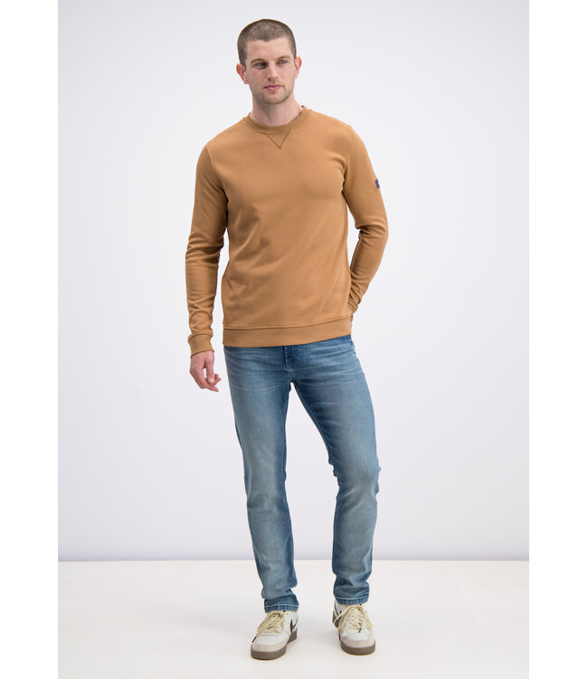 Gabbiano Gabbiano Crewneck Sweater Roasted Pecan - Regular Fit