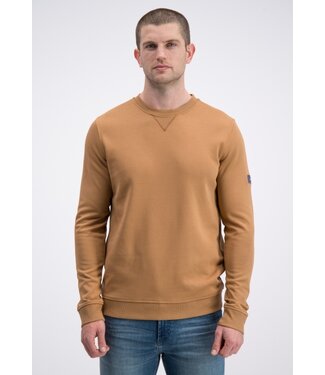 Gabbiano Gabbiano Crewneck Sweater Roasted Pecan - Regular Fit