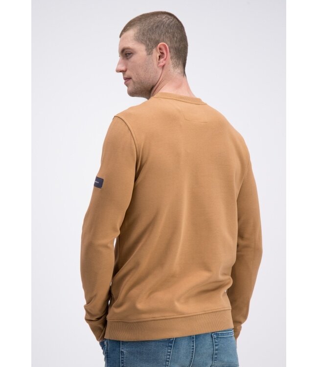 Gabbiano Gabbiano Crewneck Sweater Roasted Pecan - Regular Fit