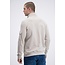 Gabbiano Gabbiano 776280 Half Zip Jacquard Sweater Ivory Bone - Regular Fit