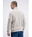 Gabbiano Gabbiano 776280 Half Zip Jacquard Sweater Ivory Bone - Regular Fit