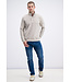 Gabbiano Gabbiano 776280 Half Zip Jacquard Sweater Ivory Bone - Regular Fit