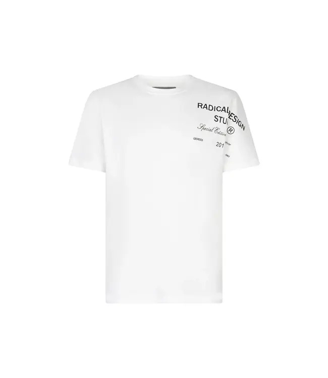 Radical Radical Print T-Shirt White - Regular Fit