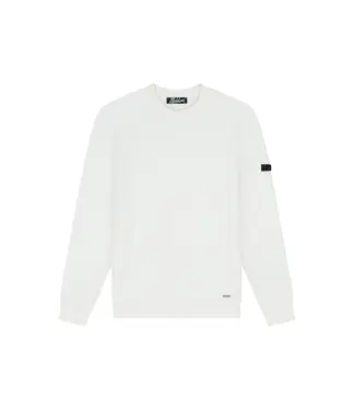 Malelions Knitted Rib Sweater - Slim Fit