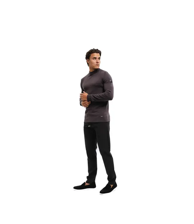 Malelions Malelions Men Knitted Crewneck Mulch Brown - Slim Fit