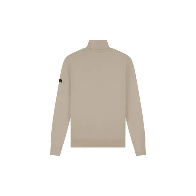 Malelions Malelions Men Knitted Turtleneck Sand - Slim Fit