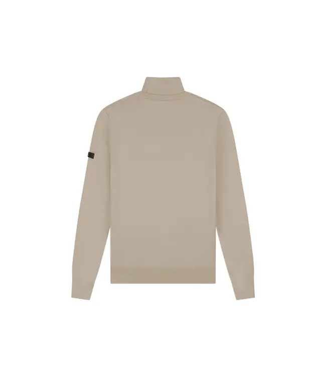 Malelions Malelions Men Knitted Turtleneck Sand - Slim Fit