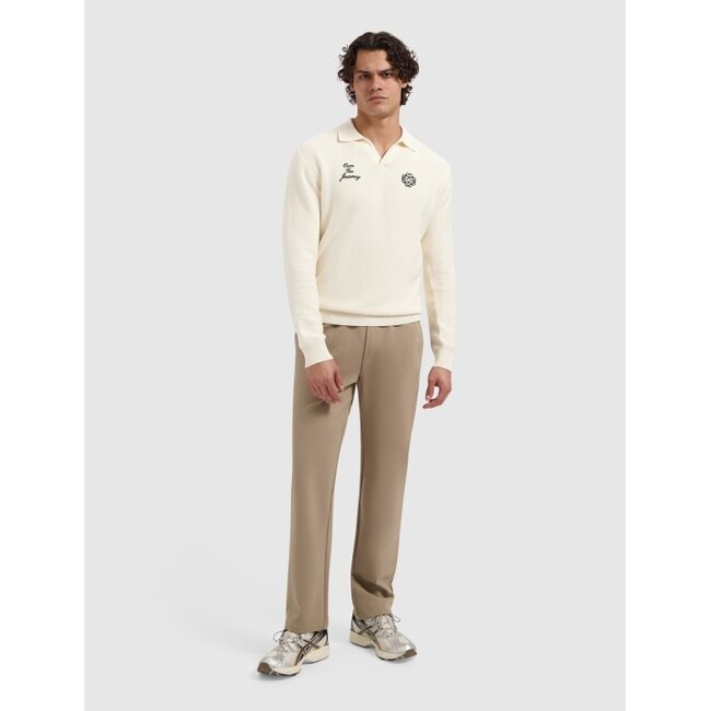 PurePath (by PureWhite) PurePath 26010527 Punta Smart Pants Taupe - Regular Fit