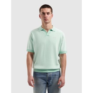 PurePath (by PureWhite) Ladder Stitch Knit Polo - Regular Fit