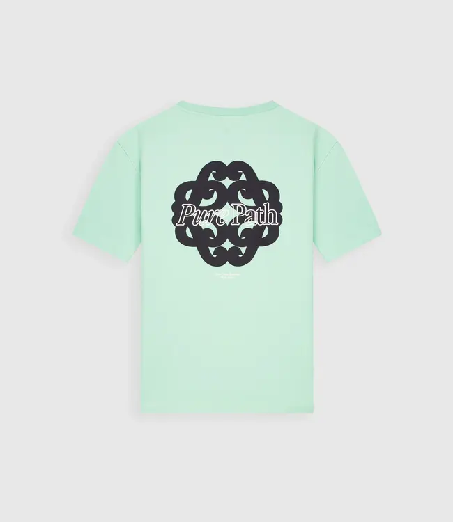 PurePath (by PureWhite) PurePath 26010107 Bold Emblem T-Shirt Mint - Regular Fit