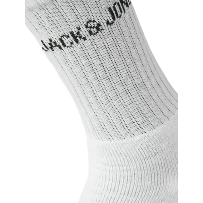 Jack & Jones Jack & Jones 12266536 5-PACK WHITE SOCKS