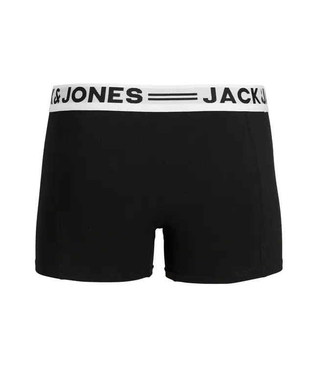 Jack & Jones Jack & Jones 12081832 3-PACK SENSE BOXERSHORTS BLACK/WHITE