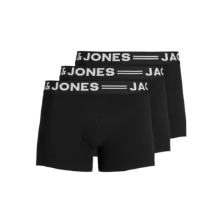 Jack & Jones 3-PACK SENSE BOXERSHORTS BLACK/BLACK