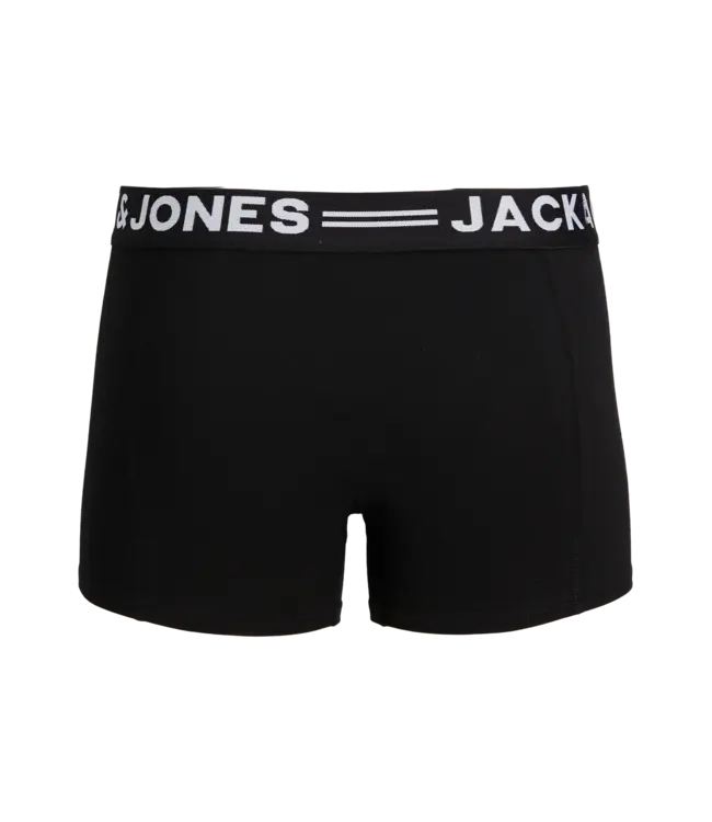 Jack & Jones Jack & Jones 12081832 3-PACK SENSE BOXERSHORTS BLACK/BLACK