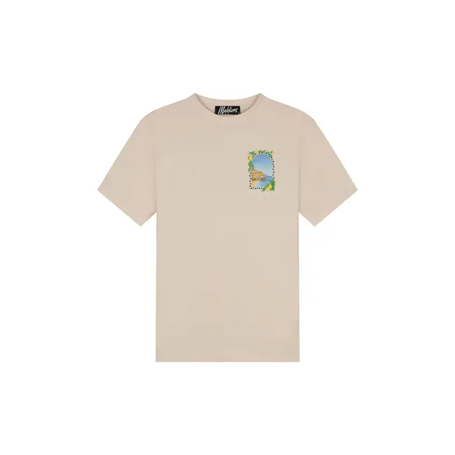 Malelions Malelions Men Amalfi Window T-Shirt Light Pink - Regular Fit