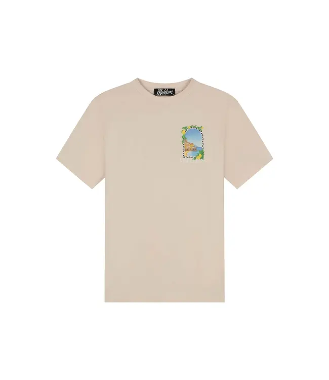 Malelions Malelions Men Amalfi Window T-Shirt Light Pink - Regular Fit