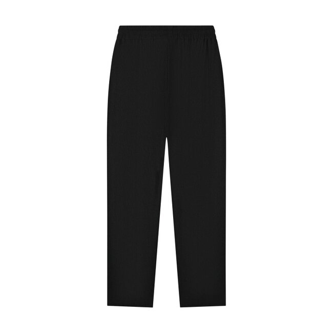 Malelions Malelions Men Emblem Seersucker Pants Black