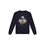 PurePath (by PureWhite) PurePath 26010309 Trio of Flowers Sweater Dark Navy - Regular Fit