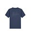Malelions Malelions Men Striped Signature T-Shirt Navy - Slim Fit