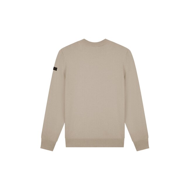 Malelions Malelions Men Knitted Crewneck Sand - Slim Fit
