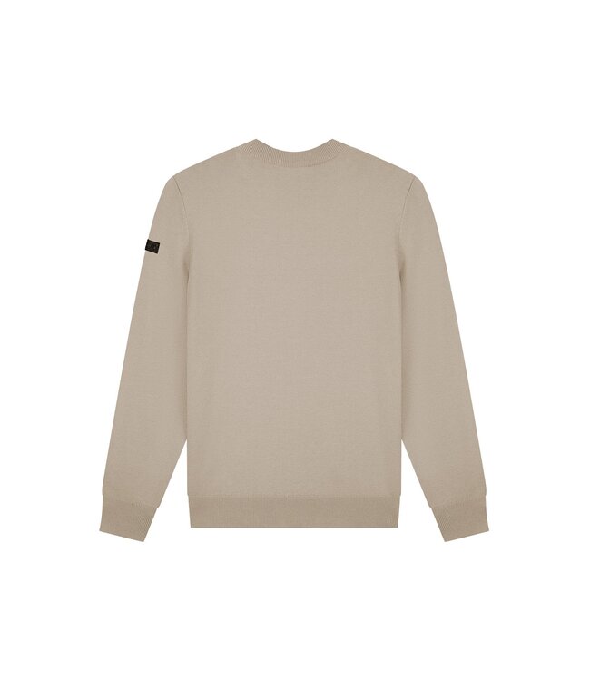 Malelions Malelions Men Knitted Crewneck Sand - Slim Fit