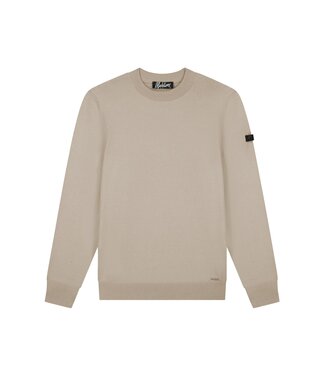 Malelions Malelions Men Knitted Crewneck Sand - Slim Fit