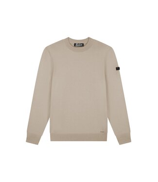 Malelions Malelions Men Knitted Crewneck Sand - Slim Fit