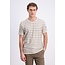 Gabbiano Gabbiano 1565109 Sovia T-Shirt Jacquard Jersey Striped Wood Brown - Regular Fit
