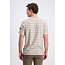 Gabbiano Gabbiano 1565109 Sovia T-Shirt Jacquard Jersey Striped Wood Brown - Regular Fit