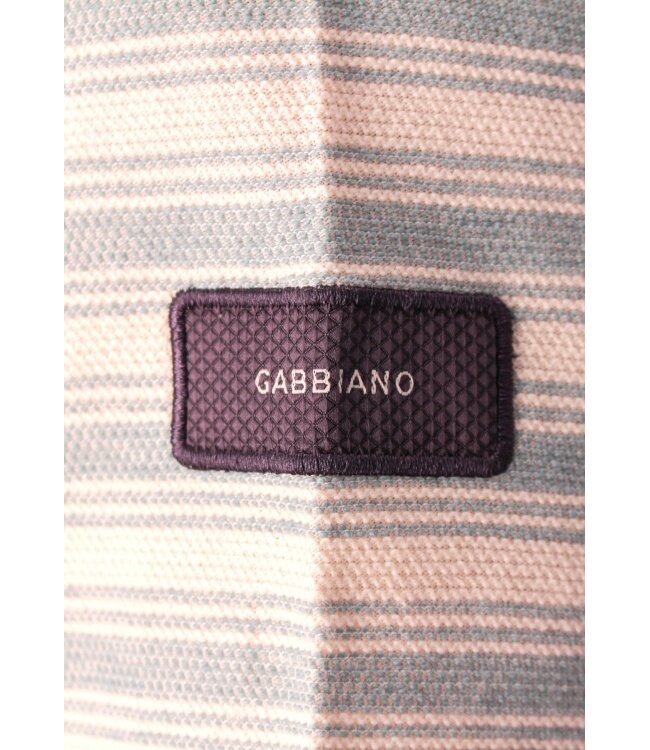 Gabbiano Gabbiano 1565109 Sovia T-Shirt Jacquard Jersey Striped Lagoon Green - Regular Fit