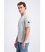 Gabbiano Gabbiano 1565109 Sovia T-Shirt Jacquard Jersey Striped Lagoon Green - Regular Fit