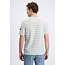 Gabbiano Gabbiano 1565109 Sovia T-Shirt Jacquard Jersey Striped Lagoon Green - Regular Fit