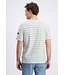 Gabbiano Gabbiano 1565109 Sovia T-Shirt Jacquard Jersey Striped Lagoon Green - Regular Fit