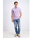 Gabbiano Gabbiano Polo Shortsleeve Pique All Over Print Leafs Lavender Sky - Regular Fit