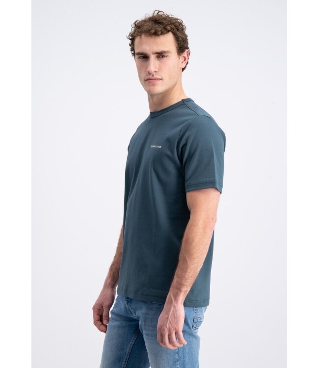 Gabbiano Gabbiano 1565105 Bistra T-Shirt Interlock Heavy Backprint Forest Green - Regular Fit