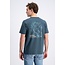 Gabbiano Gabbiano 1565105 Bistra T-Shirt Interlock Heavy Backprint Forest Green - Regular Fit